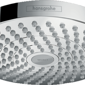 Hansgrohe Croma Select S Showerhead 180 2-Jet, 1.8 GPM in Matte White
