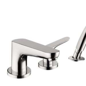 Hansgrohe Croma Select E Showerpipe 180 2-Jet, 2.0 GPM in Brushed Nickel