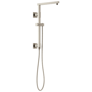 Brizo Brizo Universal Showering: 18″ Linear Square Shower Column In Luxe Nickel