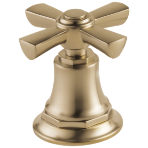 Brizo Rook®: Roman Tub Faucet Cross Handle Kit In Luxe Gold