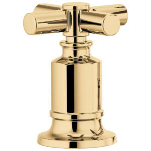 Brizo Invari®: Roman Tub Faucet Cross Handle Kit In Polished Gold