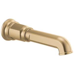 Brizo Invari®: Non-Diverter Tub Spout In Luxe Gold
