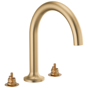 Brizo Odin®: Roman Tub Faucet – Less Handles In Luxe Gold