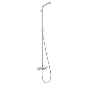 Hansgrohe Croma E Showerpipe with Tub Filler without Shower Components in Chrome