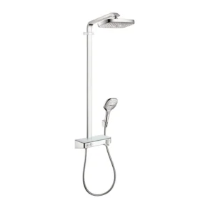 Hansgrohe Raindance Select E Showerpipe 300 with Select Shower Controls, 2.0 GPM in Chrome