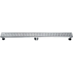 Dawn® Mississippi River Series – Linear Shower Drain 36″L In Polished satin