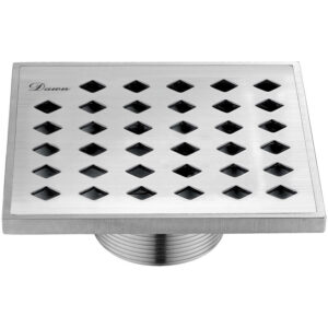 Dawn® Mississippi River Series – Square Shower Drain 5″L In Polished satin