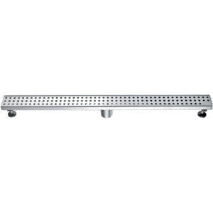 Dawn® Thames River Series – Linear Shower Drain 36″L In Polished satin