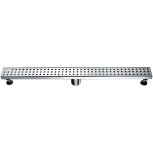 Dawn®  Mississippi River Series – Linear Shower Drain 32″L In Polished satin